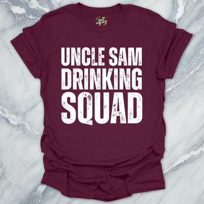 Uncle Sam Drinking Squad T-Shirt