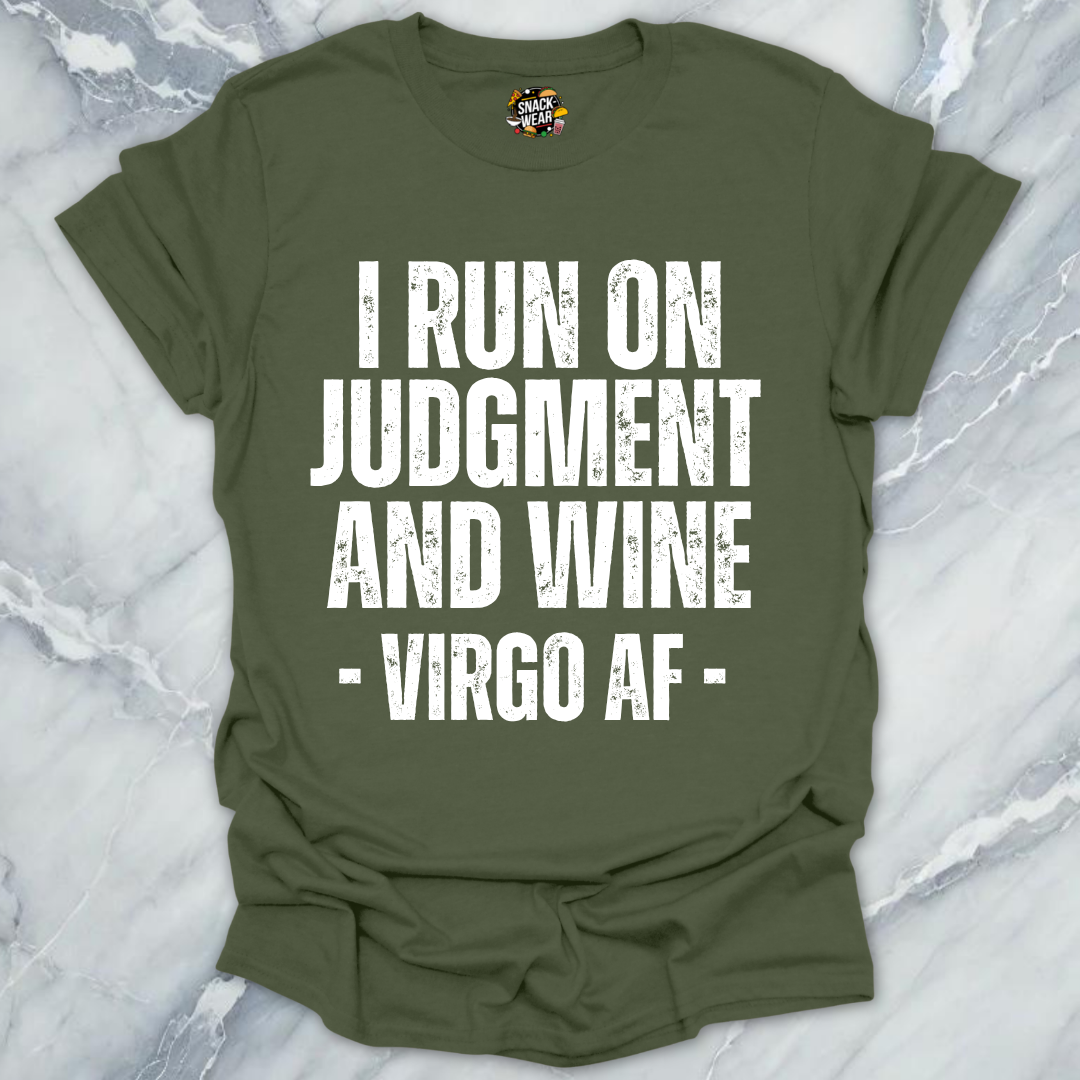 Judgment And Wine Virgo T-Shirt