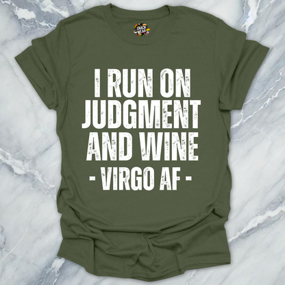 Judgment And Wine Virgo T-Shirt