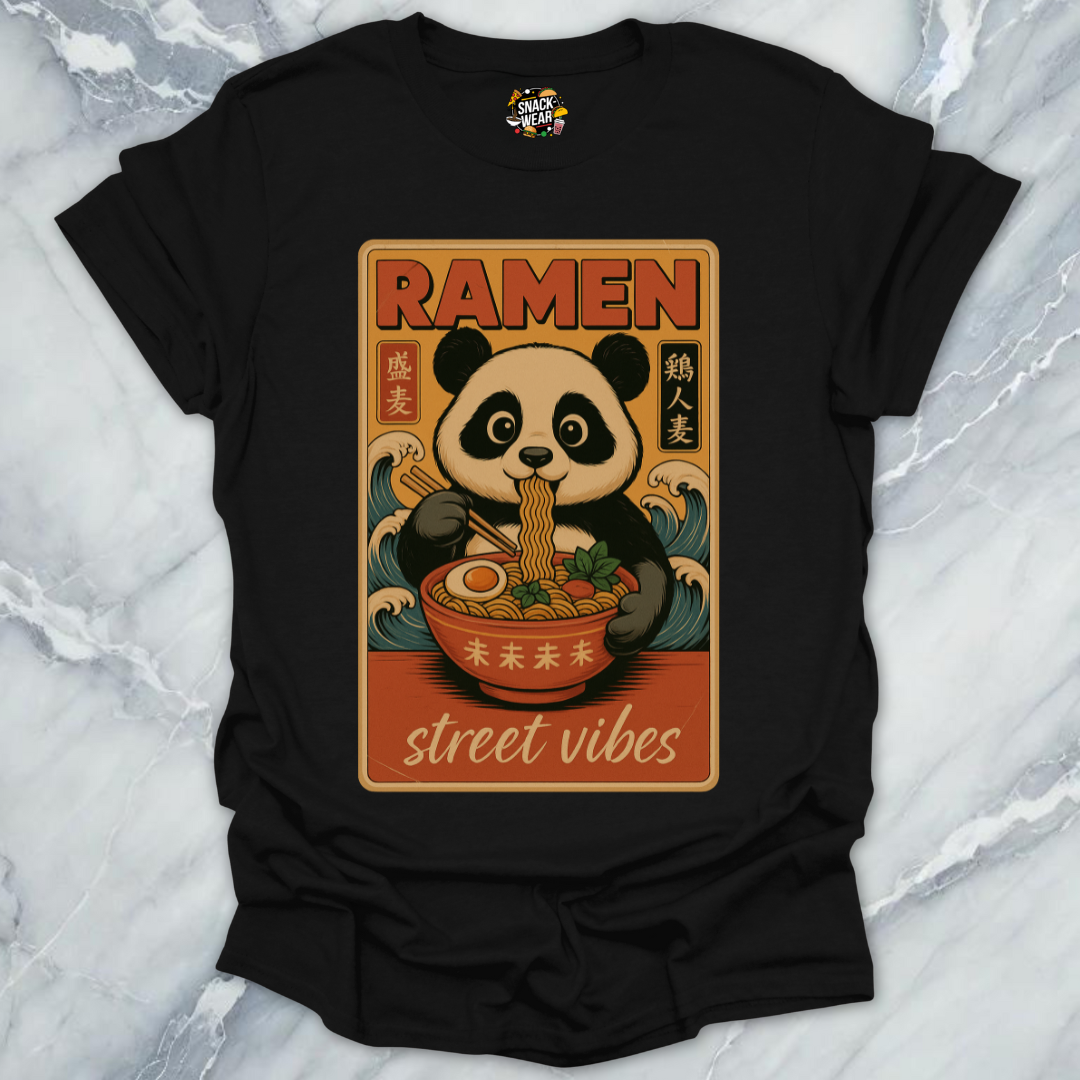 Vintage Japanese Ramen Panda T-Shirt