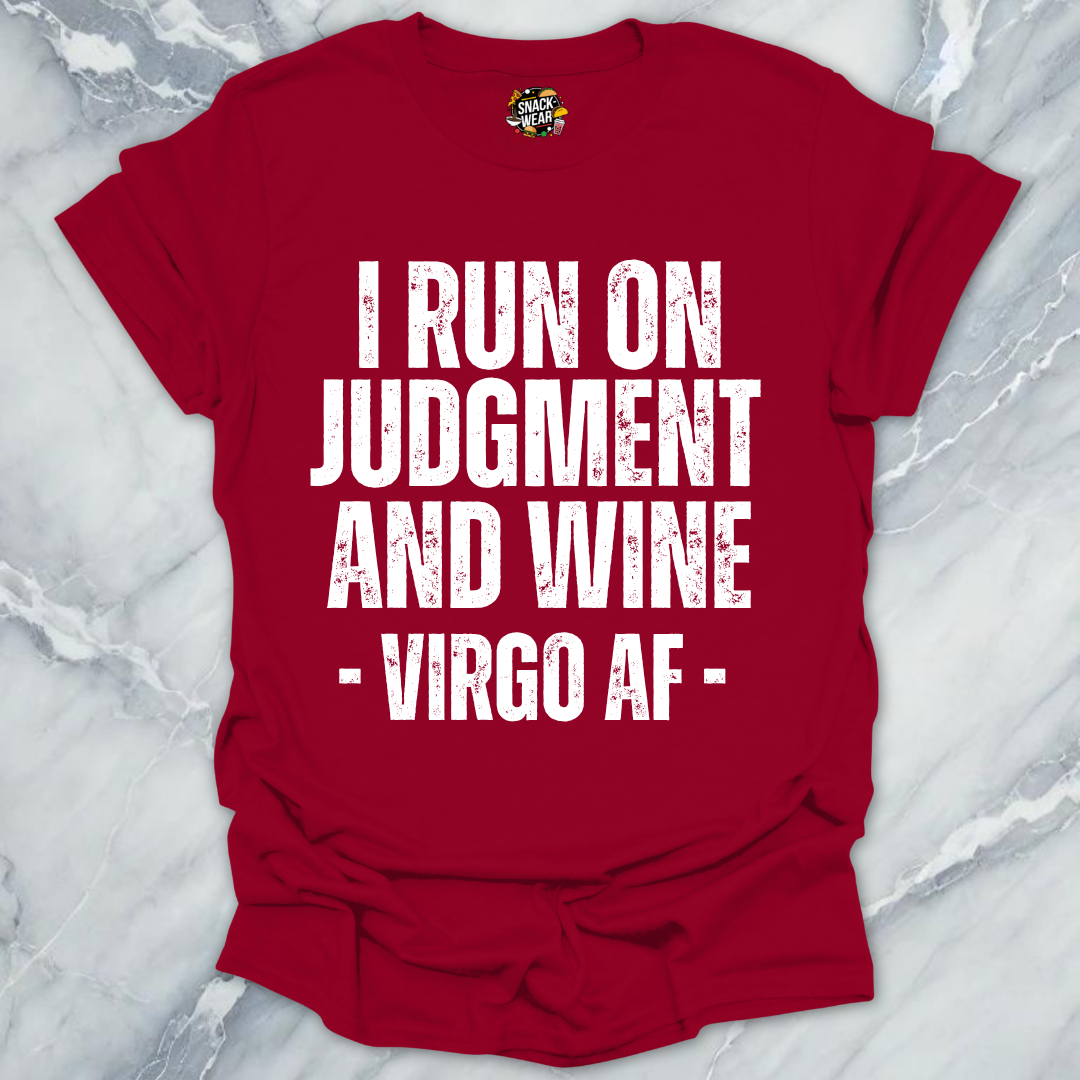 Judgment And Wine Virgo T-Shirt