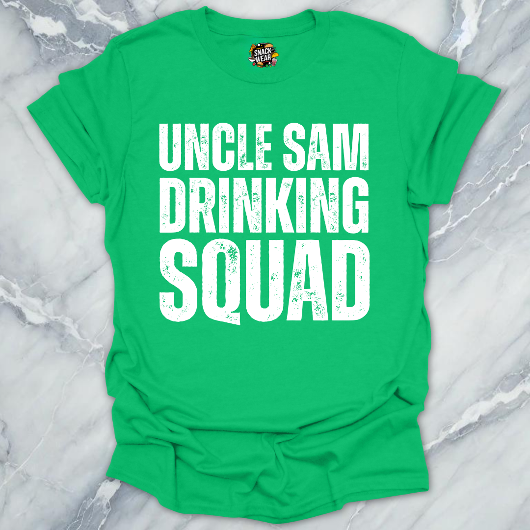 Uncle Sam Drinking Squad T-Shirt