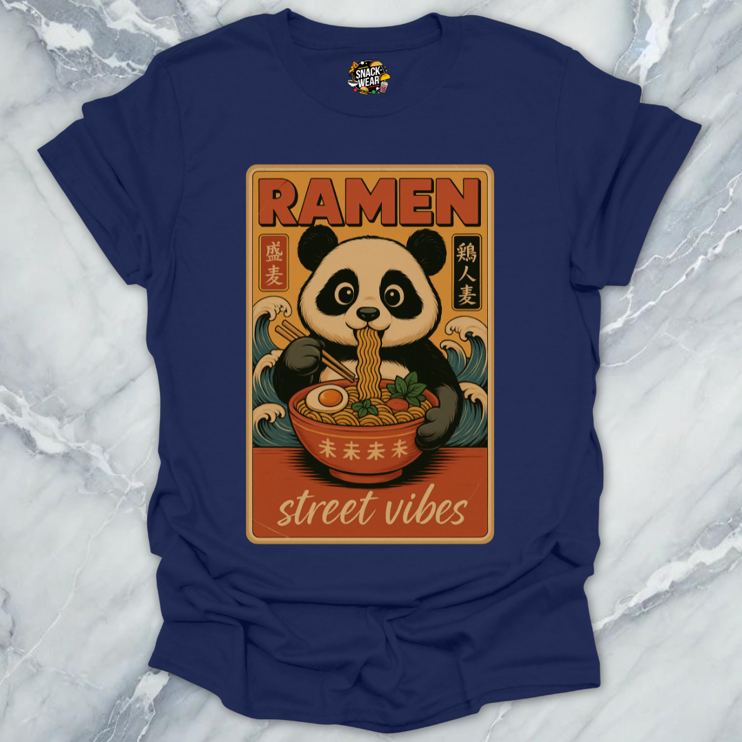Vintage Japanese Ramen Panda T-Shirt