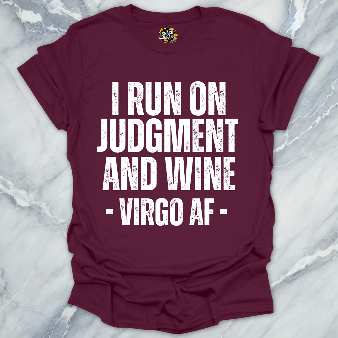 Judgment And Wine Virgo T-Shirt