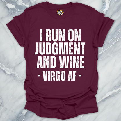 Judgment And Wine Virgo T-Shirt