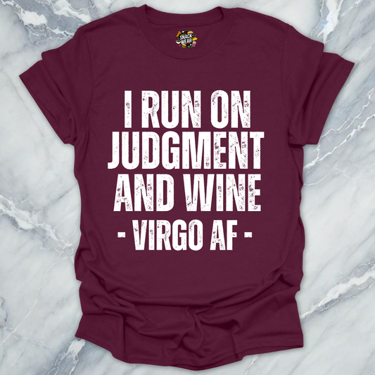 Judgment And Wine Virgo T-Shirt