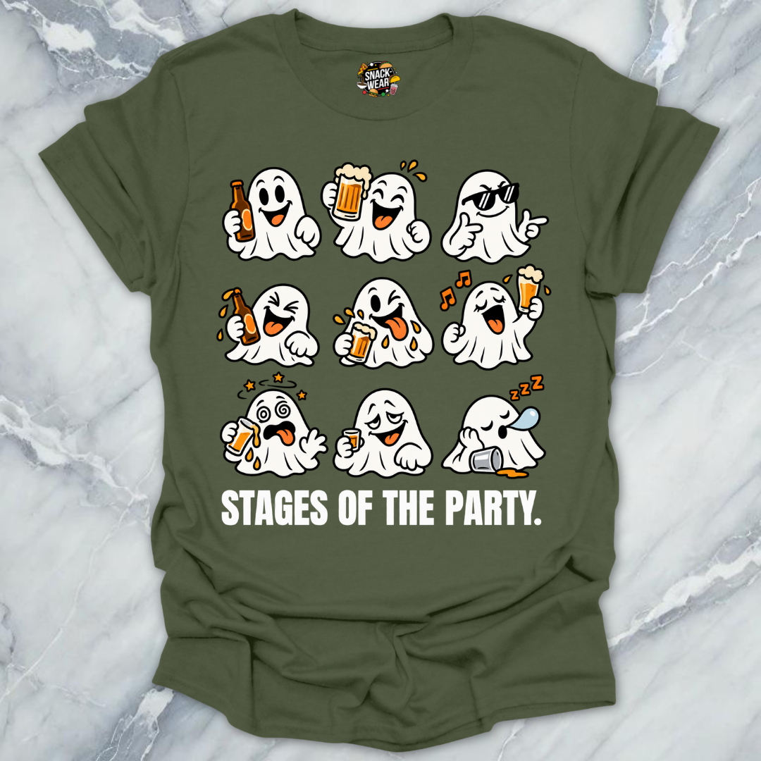 Stages Of The Party T-Shirt