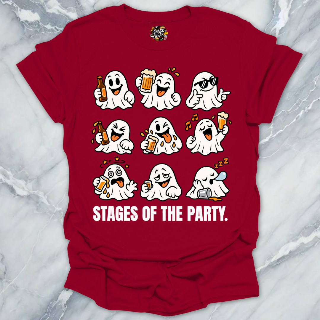 Stages Of The Party T-Shirt