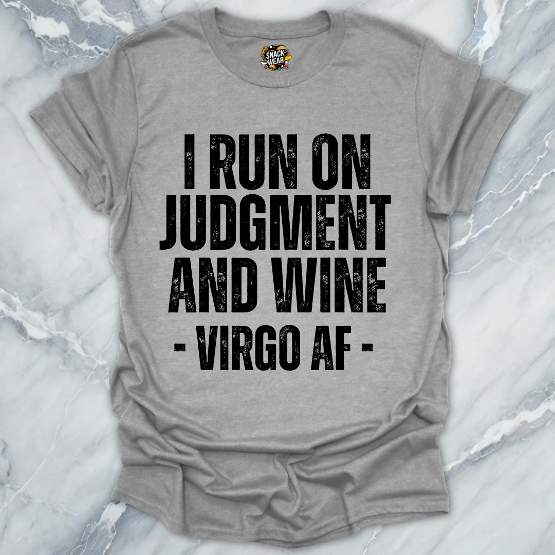 Judgment And Wine Virgo T-Shirt