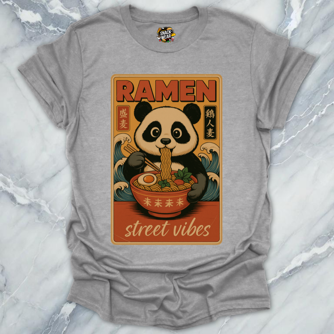 Vintage Japanese Ramen Panda T-Shirt