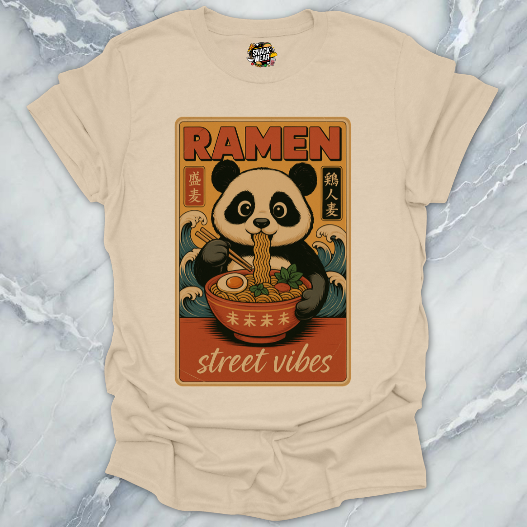 Vintage Japanese Ramen Panda T-Shirt