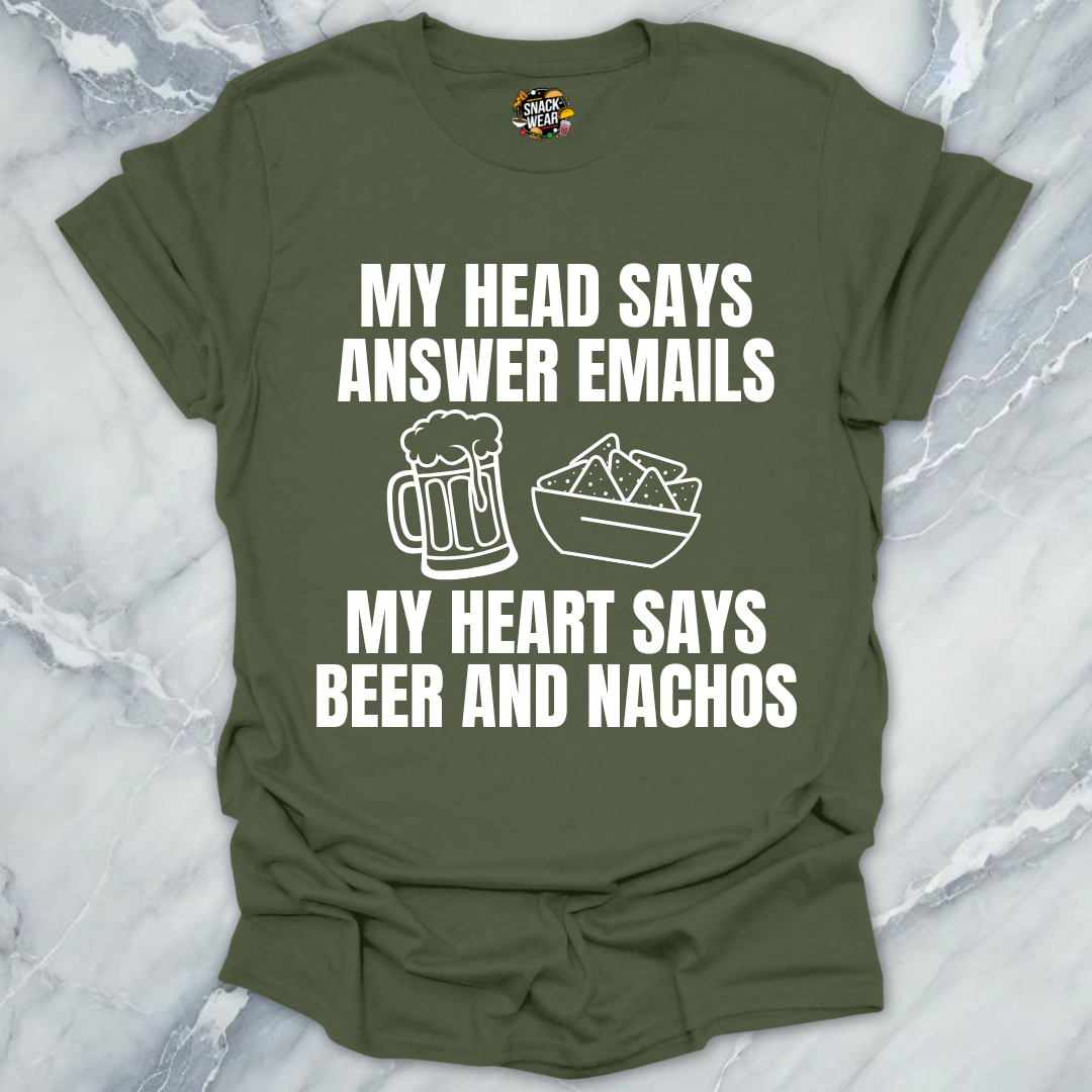 Office Beer And Nachos T-Shirt