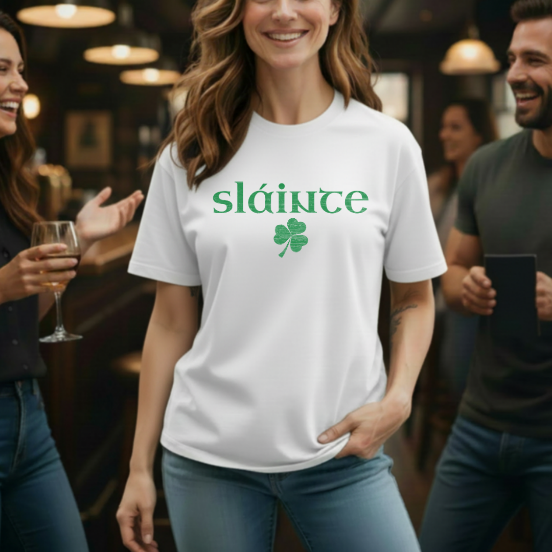 Vintage Slainte Shamrock T-Shirt
