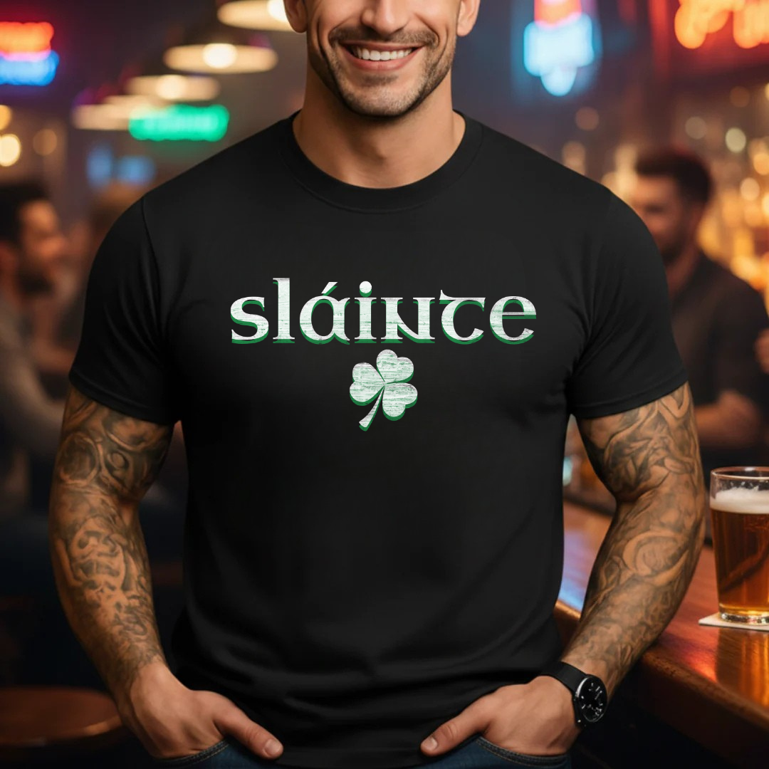 Vintage Slainte Shamrock T-Shirt