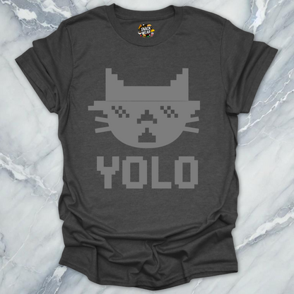 Monochrome YOLO Bites Cat