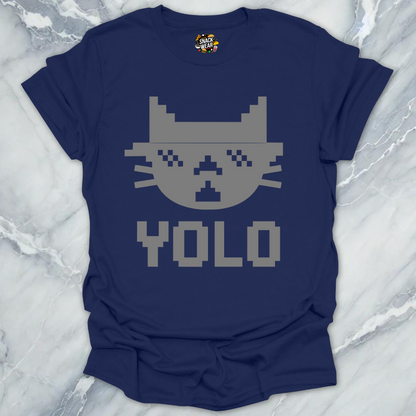Monochrome YOLO Bites Cat