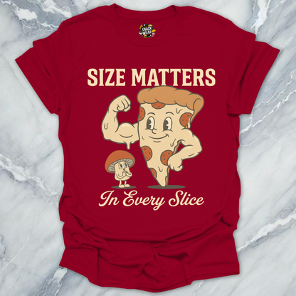 Size Matters Pizza T-Shirt