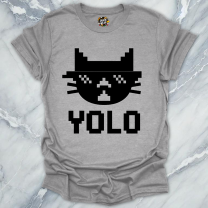 Monochrome YOLO Bites Cat