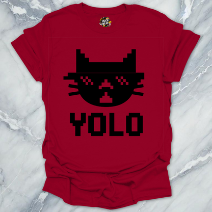 Monochrome YOLO Bites Cat