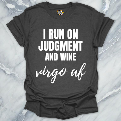 Virgo Wine And Judgment T-Shirt
