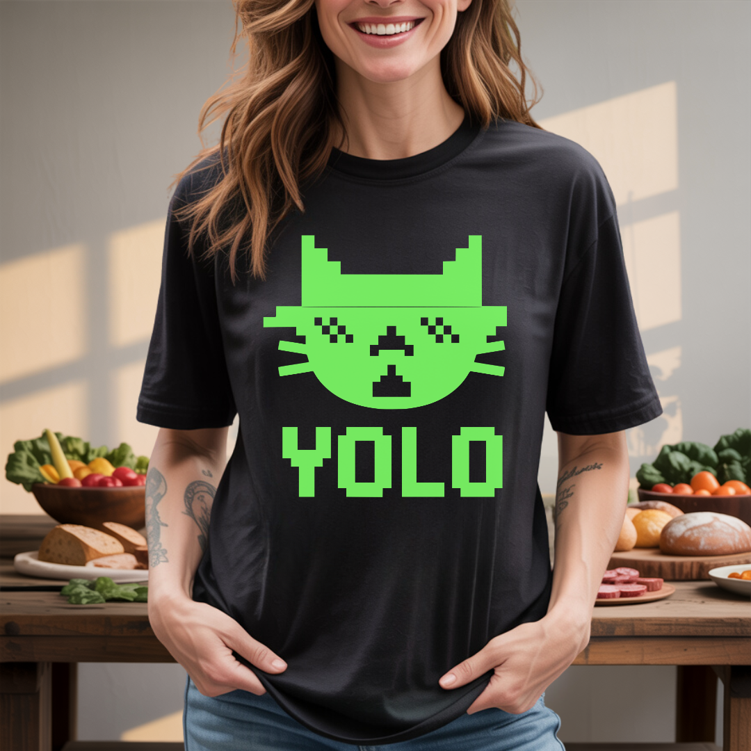 YOLO Bites Cat Pixel