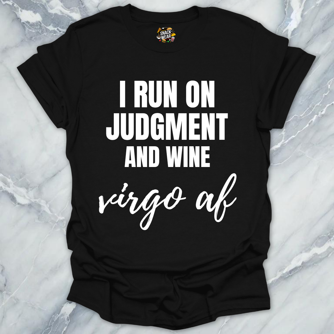 Virgo Wine And Judgment T-Shirt