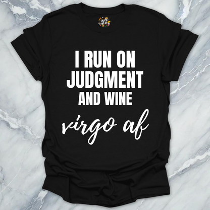Virgo Wine And Judgment T-Shirt