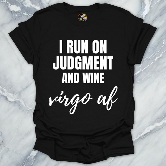 Virgo Wine And Judgment T-Shirt