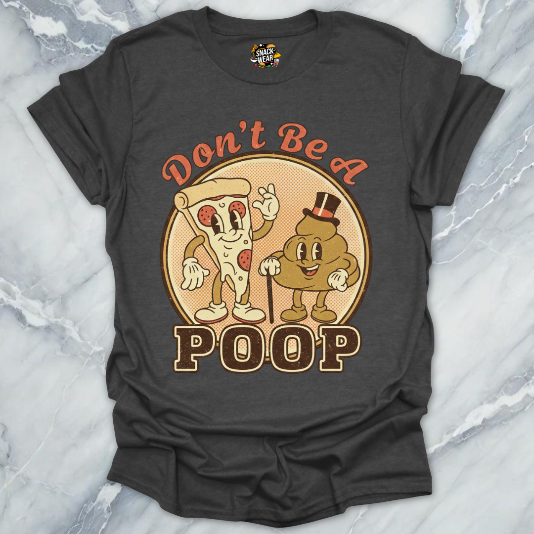 Retro Pizza Poop T-Shirt