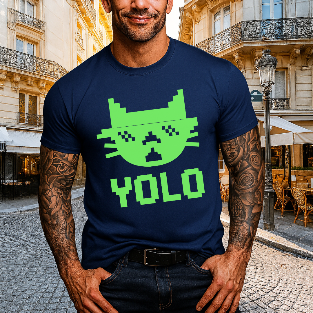 YOLO Bites Cat Pixel
