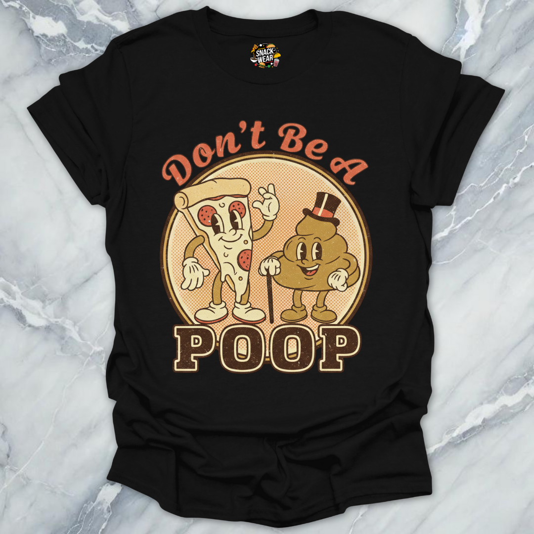 Retro Pizza Poop T-Shirt