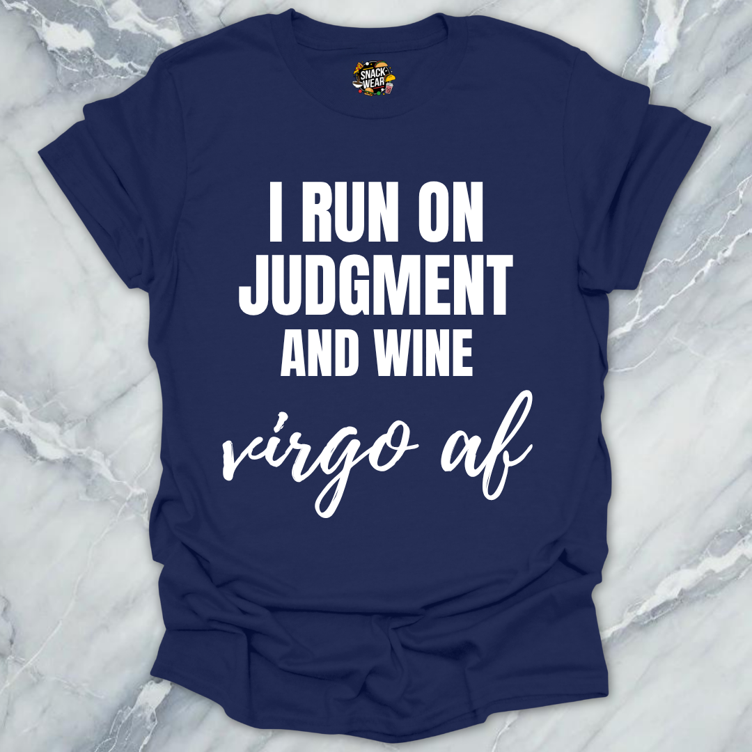 Virgo Wine And Judgment T-Shirt