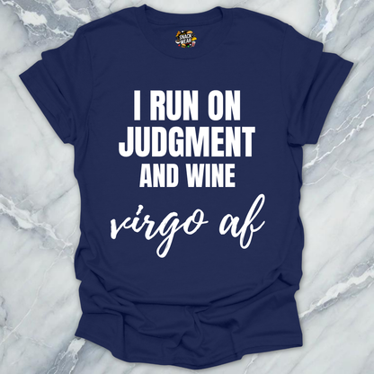 Virgo Wine And Judgment T-Shirt
