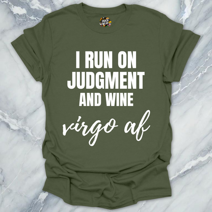 Virgo Wine And Judgment T-Shirt