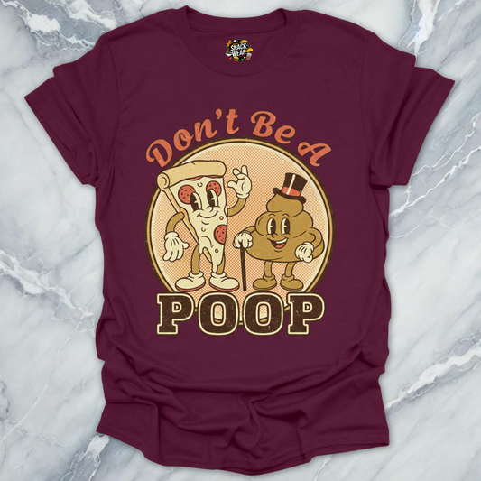Retro Pizza Poop T-Shirt