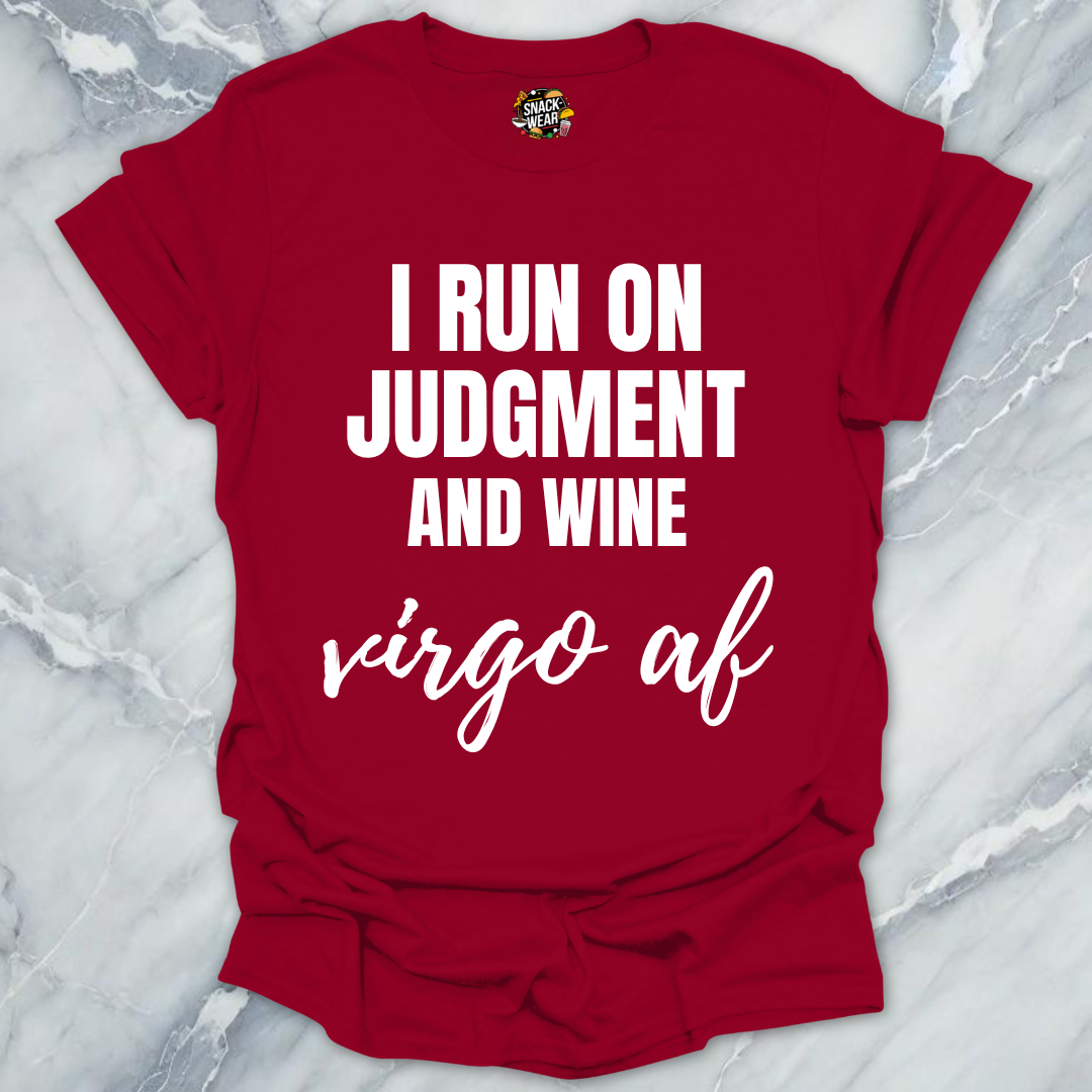 Virgo Wine And Judgment T-Shirt