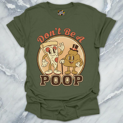 Retro Pizza Poop T-Shirt
