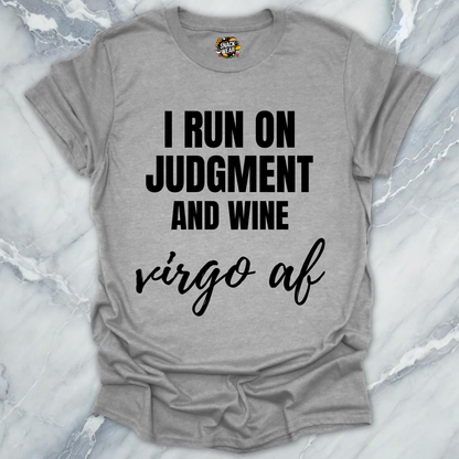 Virgo Wine And Judgment T-Shirt