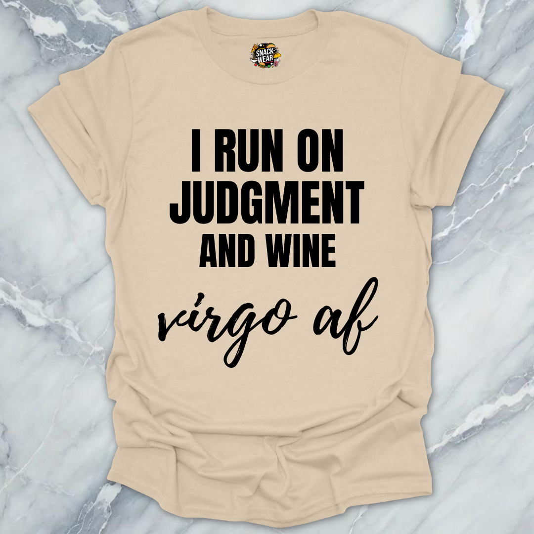 Virgo Wine And Judgment T-Shirt