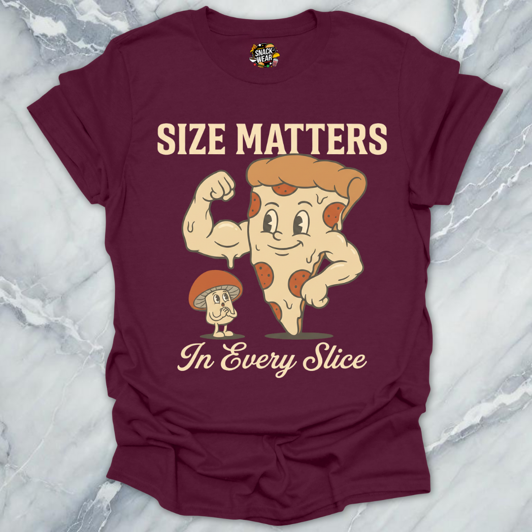 Size Matters Pizza T-Shirt