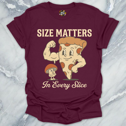 Size Matters Pizza T-Shirt