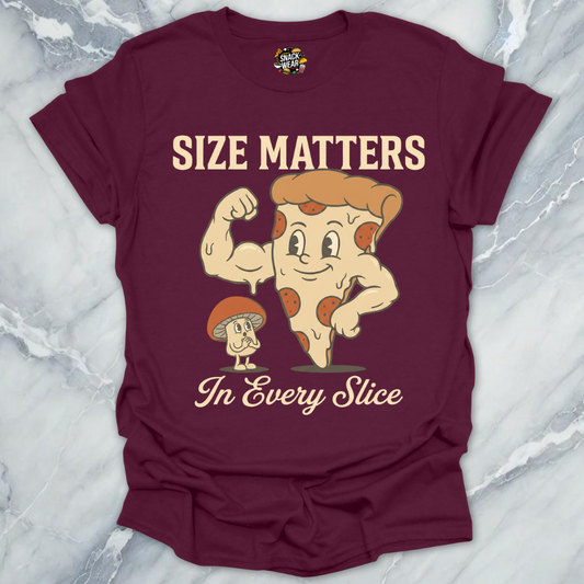 Size Matters Pizza T-Shirt