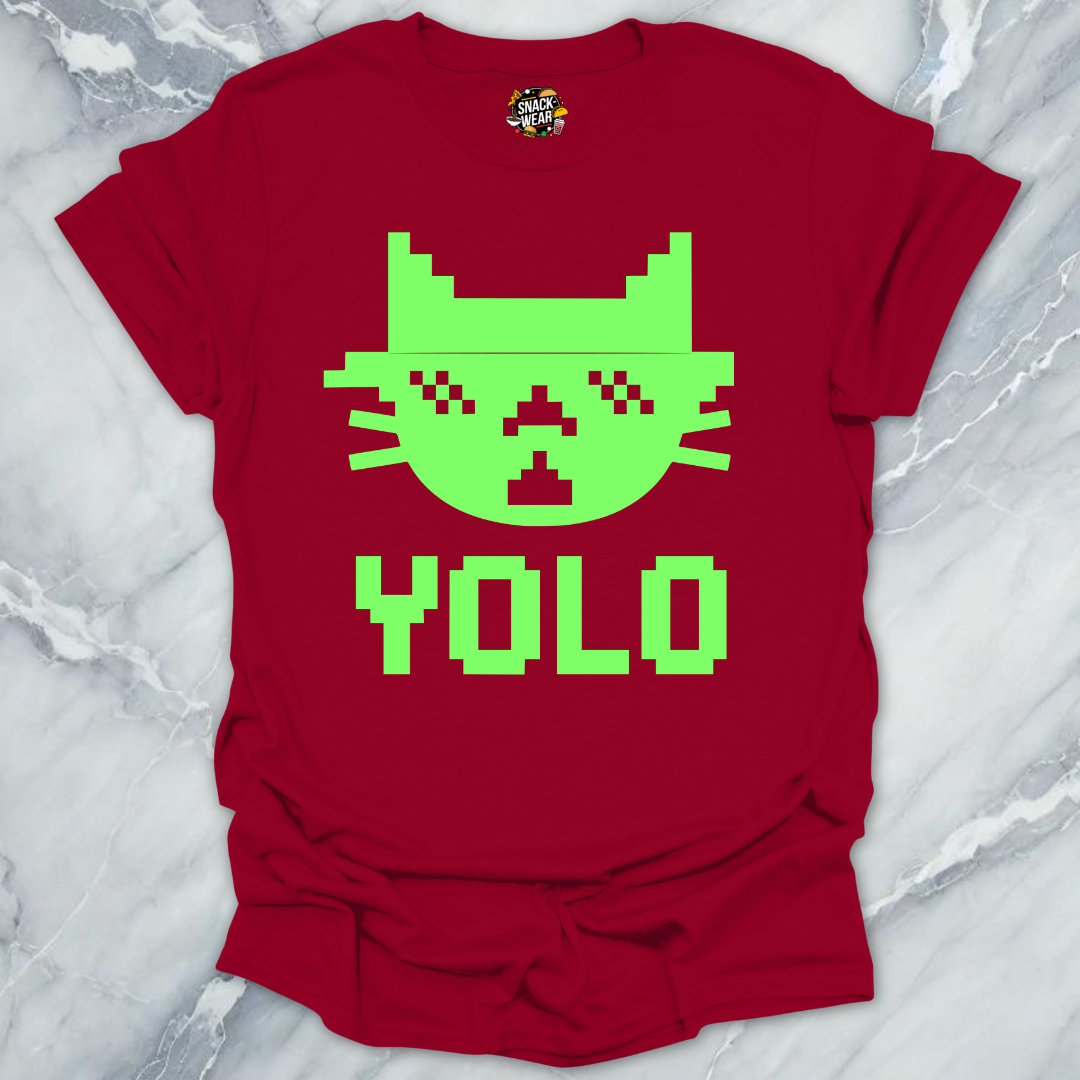 YOLO Bites Cat Pixel