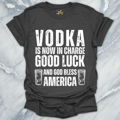 Vodka In Charge And USA T-Shirt