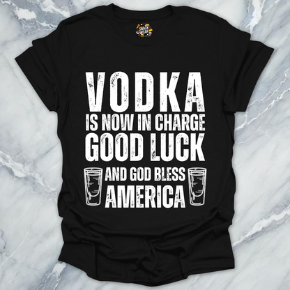 Vodka In Charge And USA T-Shirt