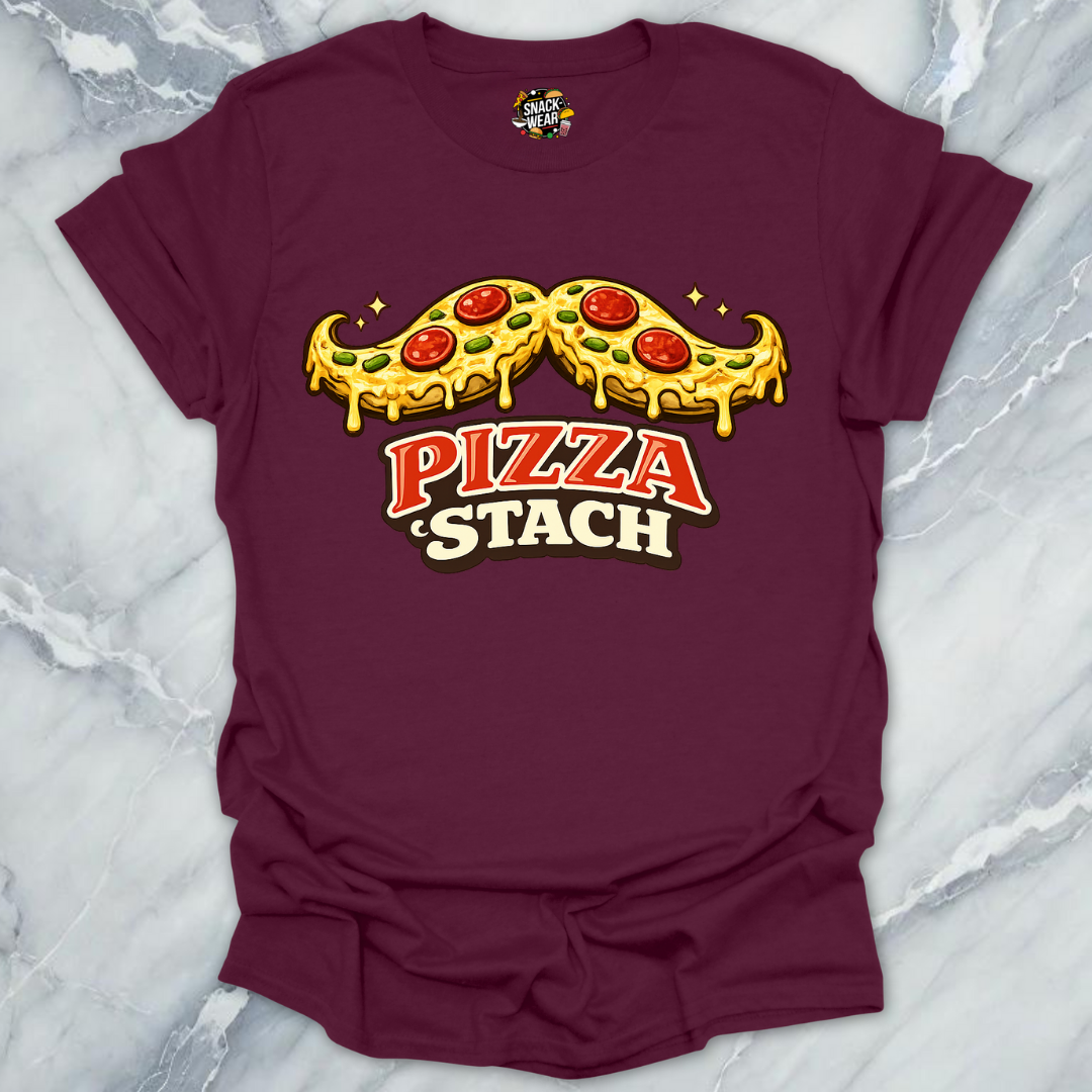 Pizza 'Stach Mustache T-Shirt