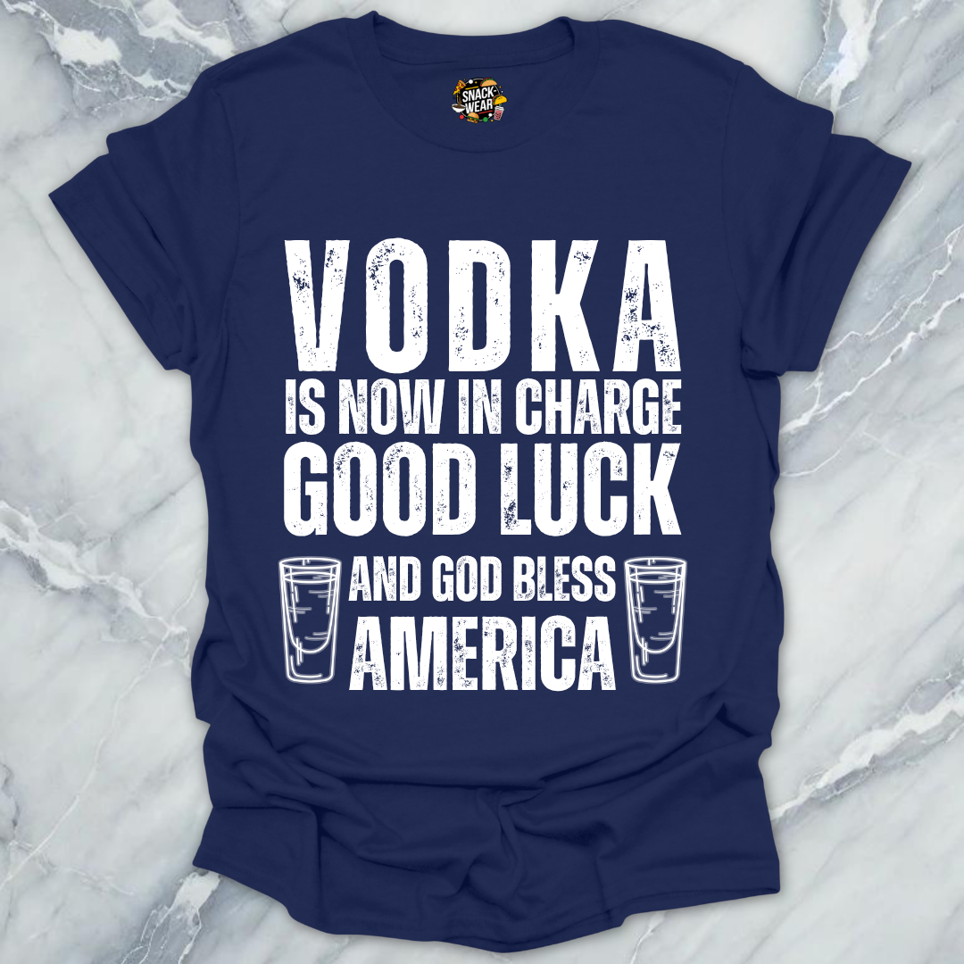 Vodka In Charge And USA T-Shirt