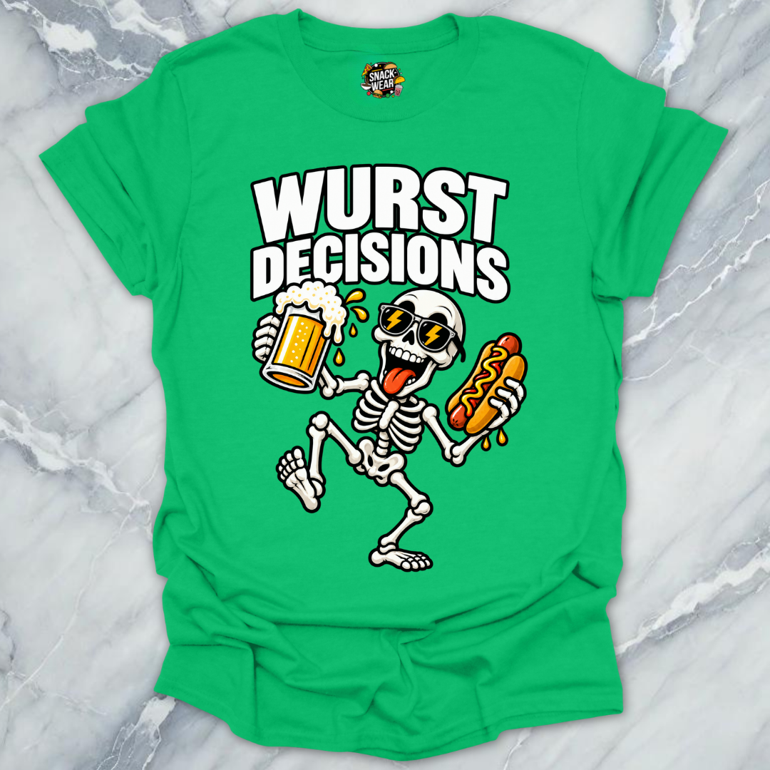 Wurst Decisions Skeleton Shirt
