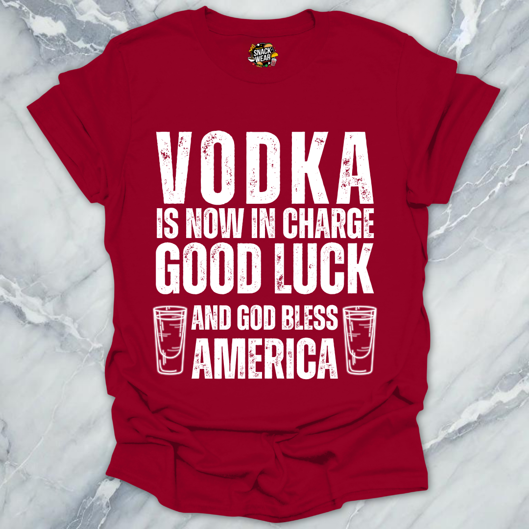Vodka In Charge And USA T-Shirt