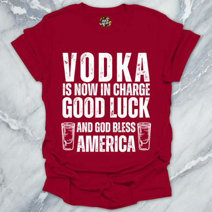 Vodka In Charge And USA T-Shirt